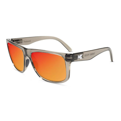 Knockaround Torrey Pines Sport Sunglasses - Clear Grey / Red Sunset-Sunglasses-Knockaround-Malaysia-Singapore-Australia-Hong Kong-Philippines-Indonesia-Bigbigplace.com
