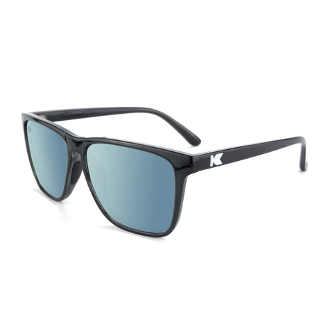 Knockaround Fast Lanes Sport Sunglasses- Jelly Black / Sky Blue-Sunglasses-Knockaround-Malaysia-Singapore-Australia-Hong Kong-Philippines-Indonesia-Bigbigplace.com