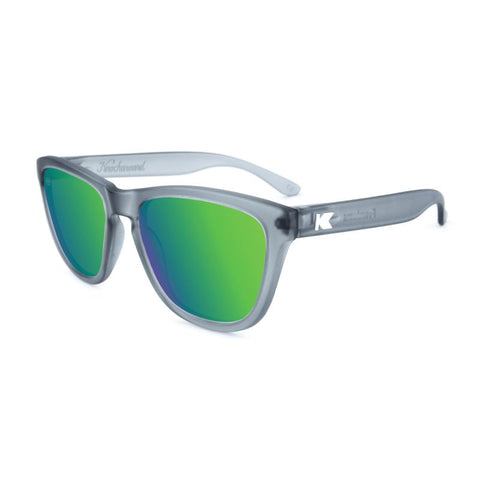 Knockaround Premiums Sunglasses - Frosted Grey / Green Moonshine-Sunglasses-Knockaround-Malaysia-Singapore-Australia-Hong Kong-Philippines-Indonesia-Bigbigplace.com
