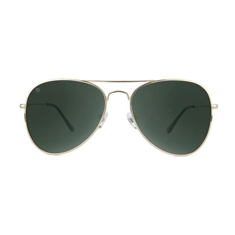 Knockaround Mile Highs Sunglasses - Gold / Aviator Green-Sunglasses-Knockaround-Malaysia-Singapore-Australia-Hong Kong-Philippines-Indonesia-Bigbigplace.com