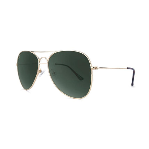 Knockaround Mile Highs Sunglasses - Gold / Aviator Green-Sunglasses-Knockaround-Malaysia-Singapore-Australia-Hong Kong-Philippines-Indonesia-Bigbigplace.com