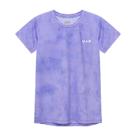 Volt and Fast Women's Bolt Running Jersey Tie Dye V1 Series - Violet-VoltandFast-Malaysia-Singapore-Australia-Hong Kong-Philippines-Indonesia-Bigbigplace.com