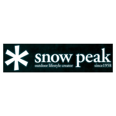 Snow Peak Logo Sticker Asterisk NV-004-Electronics Stickers & Decals-Snow Peak-Malaysia-Singapore-Australia-Hong Kong-Philippines-Indonesia-Bigbigplace.com