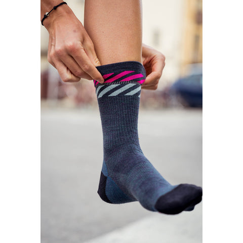 INCYLENCE MERINO LIGHT LANES OTTANIO PINK-Socks-INCYLENCE-Malaysia-Singapore-Australia-Hong Kong-Philippines-Indonesia-Bigbigplace.com