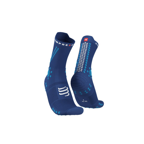 Compressport Pro Racing Socks v4.0 Trail - Sodalite/Fluo Blue-Compression-Compressport-Malaysia-Singapore-Australia-Hong Kong-Philippines-Indonesia-Bigbigplace.com