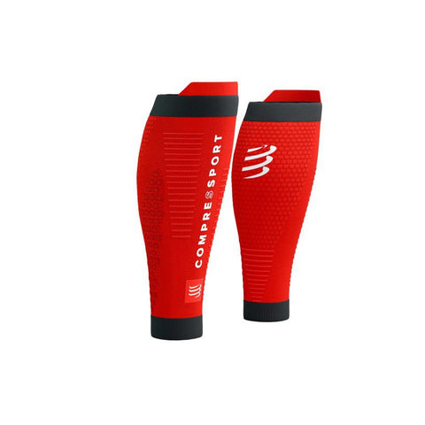 Compressport R2 3.0 Calf Sleeve - Red/Black-Compression-Compressport-Malaysia-Singapore-Australia-Hong Kong-Philippines-Indonesia-Bigbigplace.com