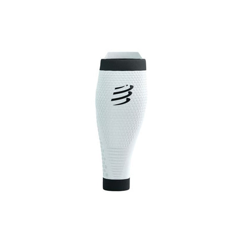 Compressport R2 3.0 Calf Sleeve - White/Black-Compression-Compressport-Malaysia-Singapore-Australia-Hong Kong-Philippines-Indonesia-Bigbigplace.com