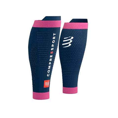 Compressport Calf Sleeve R2 3.0 - Mood Indigo/Magenta-Compressport-Malaysia-Singapore-Australia-Hong Kong-Philippines-Indonesia-Bigbigplace.com